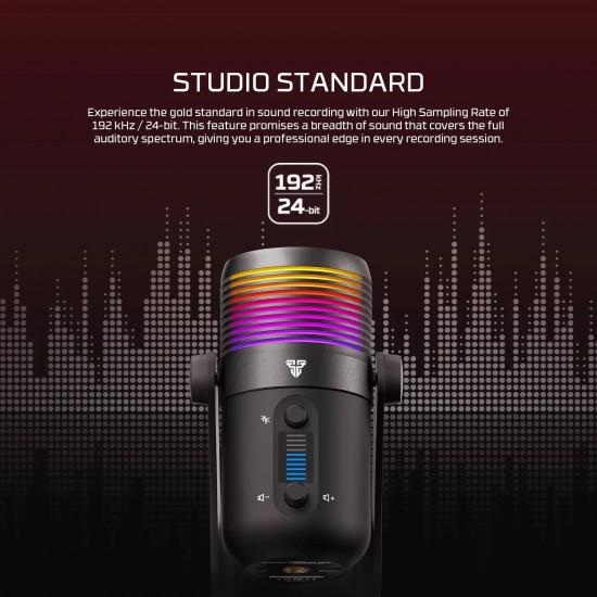 Fantech MCX03 Wired Condeser Microphone - Black