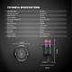 Fantech MCX03 Wired Condeser Microphone - Black
