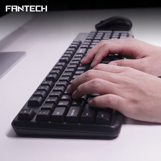 Fantech GO WK894 Wireless Keyboard Mouse combo - Black Fantech GO WK894 Wireless Keyboard Mouse combo - Black