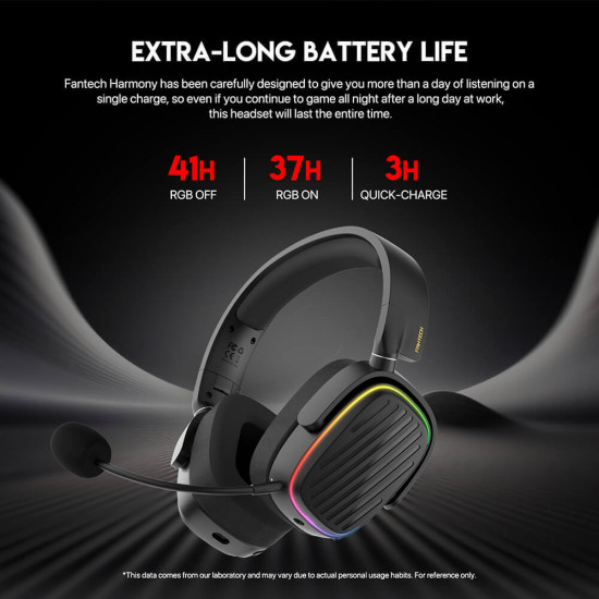 Fantech WHG02 Wireless Headset - Black Fantech WHG02 Wireless Headset - Black