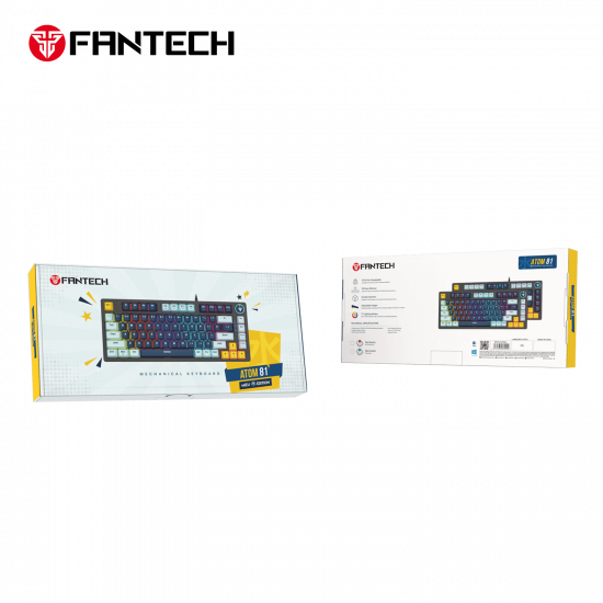 Fantech MK875V2 Wired Mechanical Keyboard - Navy with Blue Switch