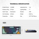 Fantech MK875V2 Wired Mechanical Keyboard - Navy with Blue Switch