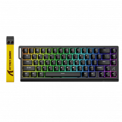 Attack Shark X68 Wired RGB Mechanical Keyboard - Magnetic Switch - Black