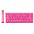 Attack Shark X68 Wired RGB Mechanical Keyboard - Magnetic Switch - Pink - Red Contours