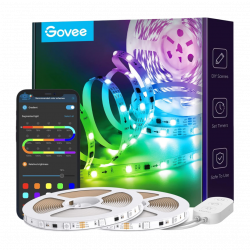 Govee RGBIC Basic Wi-Fi + Bluetooth LED Strip Lights 10m