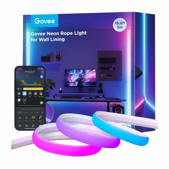 Govee Neon Rope Light for Wall Lining 5M Govee Neon Rope Light for Wall Lining 5M