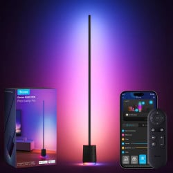 Govee Lyra PRO RGBICWW Corner Floor Lamp with Speaker- Black