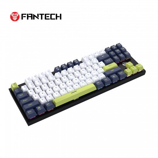 Fantech MK877S Wired Mechanical Keyboard - White - Blue Switch Fantech MK877S Wired Mechanical Keyboard - White - Blue Switch