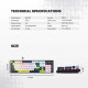 Fantech MK878S Wired Mechanical Keyboard - Blue - Red Switch Fantech MK878S Wired Mechanical Keyboard - Blue - Red Switch