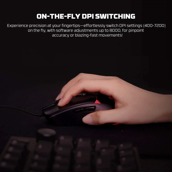 Fantech VX7v2 Wired Gaming mouse - Black Fantech VX7v2 Wired Gaming mouse - Black