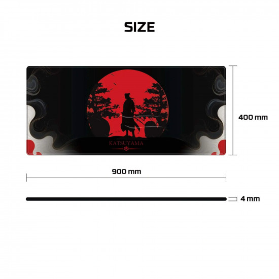 Fantech MP905 ATO KATSUYAMA Gaming Mouse Pad - Black Fantech MP905 ATO KATSUYAMA Gaming Mouse Pad - Black