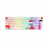 Fantech MK918 Wireless Mechanical Keyboard - White - Red Switch