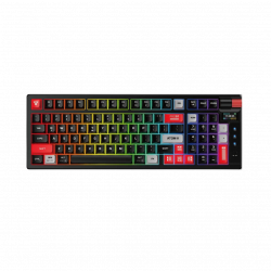 Fantech MK918 Wireless Mechanical Keyboard - Black - Red Switch