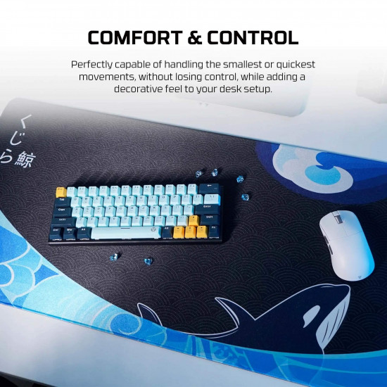 Fantech MP905 ATO KUJIRA UMI Gaming Mouse Pad - Black