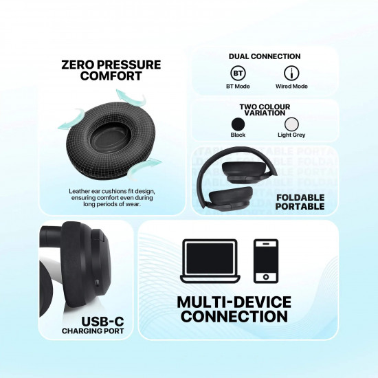 Fantech WH05A Wireless Headphone - Black Fantech WH05A Wireless Headphone - Black