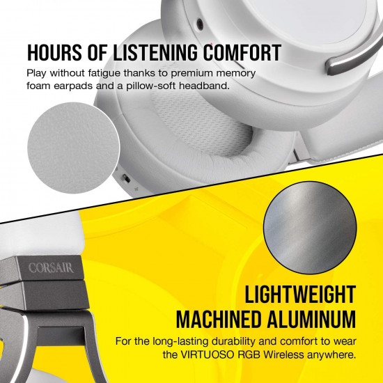 CORSAIR Virtuoso RGB Wireless white CORSAIR Virtuoso RGB Wireless white