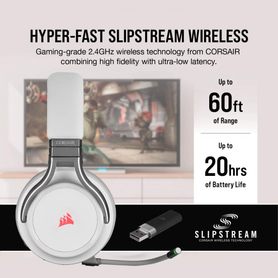 CORSAIR Virtuoso RGB Wireless white CORSAIR Virtuoso RGB Wireless white