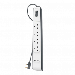 Belkin 4 outlets Surge Protector - 2m