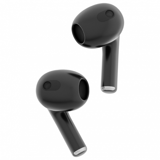 Porodo Blue Deep Bass Wireless Earbuds 3 - Black Porodo Blue Deep Bass Wireless Earbuds 3 - Black
