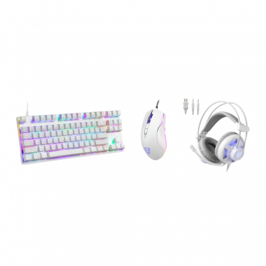 Motospeed White Phantom Gaming Combo Motospeed White Phantom Gaming Combo