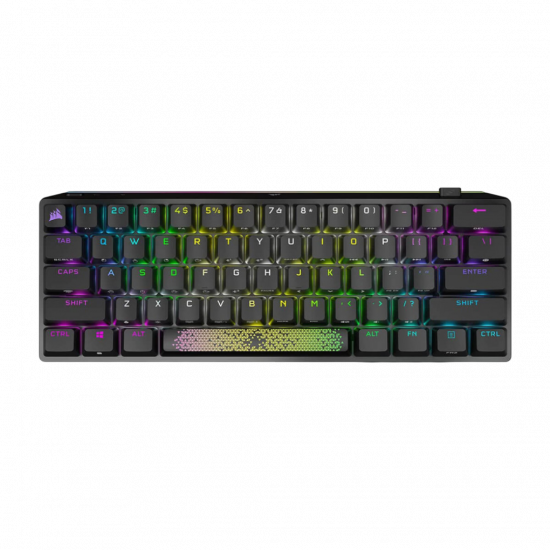 Corsair K70 Pro Mini 60% Wireless RGB Mechanical Gaming Keyboard - Cherry MX Red Switches - Black
