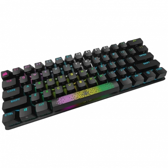 Corsair K70 Pro Mini 60% Wireless RGB Mechanical Gaming Keyboard - Cherry MX Red Switches - Black
