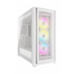 Corsair iCUE 5000D V2 AIRFLOW RGB Tempered Glass Mid-Tower ATX Case - White