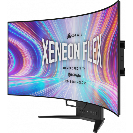 Corsair Xeneon FLEX 45WQHD240 WQHD - 240Hz - 45" Bendable Gaming Monitor - OLED Panel Corsair Xeneon FLEX 45WQHD240 WQHD - 240Hz - 45" Bendable Gaming Monitor - OLED Panel
