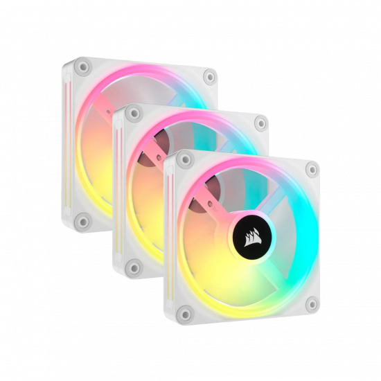 Corsair iCue QX120 Starter Kit Fans - White