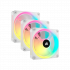 Corsair iCue QX120 Starter Kit Fans - White