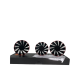 XFX Magnetic fans - Black
