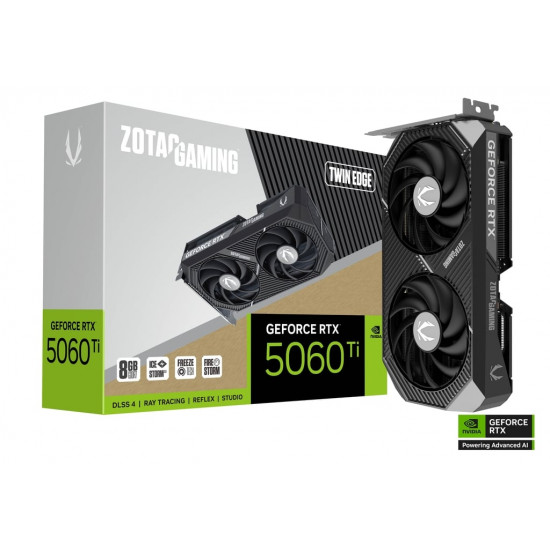 ZOTAC Gaming GeForce RTX 5060 Ti 8GB Twin Edge GDDR7 GPU ZOTAC Gaming GeForce RTX 5060 Ti 8GB Twin Edge GDDR7 GPU
