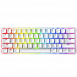 Razer Huntsman Mini 60% Optical Gaming Keyboard – Purple Clicky Switch – Mercury White Razer Huntsman Mini 60% Optical Gaming Keyboard – Purple Clicky Switch – Mercury White