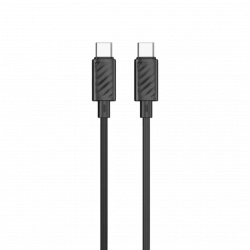 Porodo Blue 30W USB-A+C Port Car Charger with C to C .9m Cable - Black Porodo Blue 30W USB-A+C Port Car Charger with C to C .9m Cable - Black