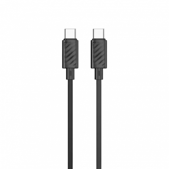 Porodo Blue 30W USB-A+C Port Car Charger with C to C .9m Cable - Black Porodo Blue 30W USB-A+C Port Car Charger with C to C .9m Cable - Black