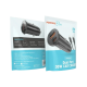 Porodo Blue 30W USB-A+C Port Car Charger with C to C .9m Cable - Black Porodo Blue 30W USB-A+C Port Car Charger with C to C .9m Cable - Black