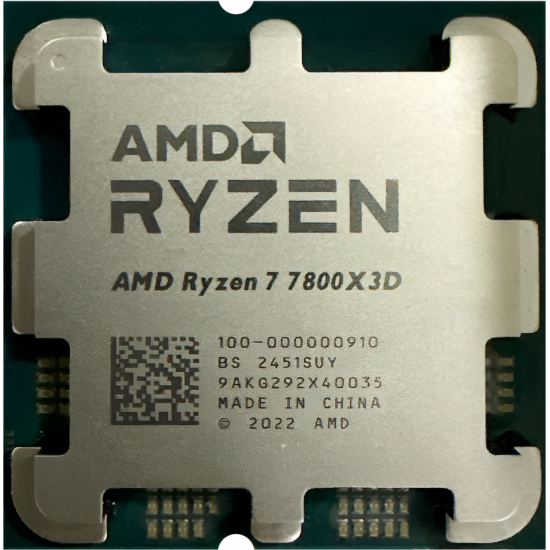 AMD Ryzen 7 7800X3D Tray CPU AMD Ryzen 7 7800X3D Tray CPU