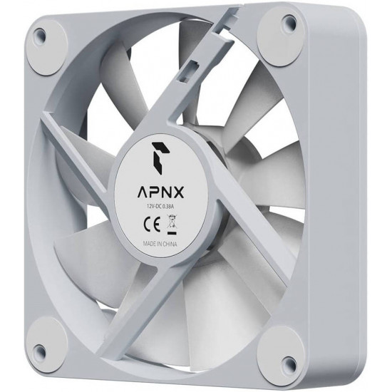 APNX FP1-RQ 120 PWM ARGB Reverse Case Fan - White APNX FP1-RQ 120 PWM ARGB Reverse Case Fan - White