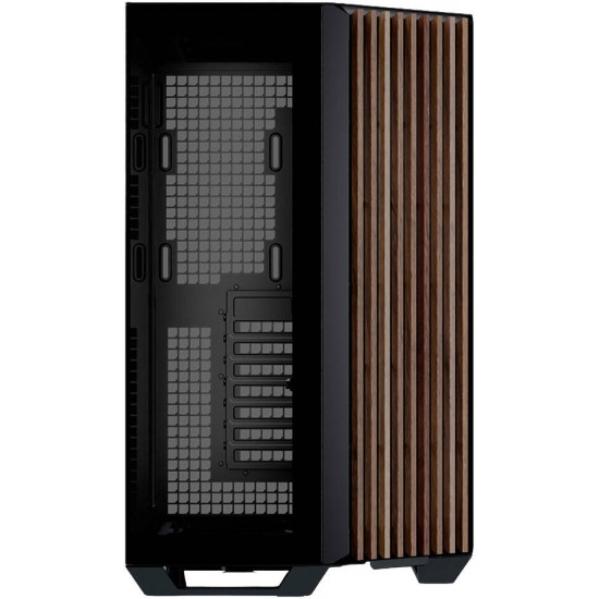 APNX V1 ATX Mid Tower (Glass Edition Wood) - Black
