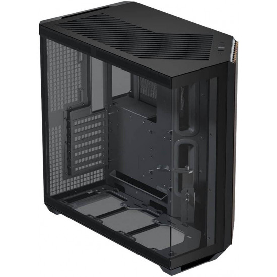 APNX V1 ATX Mid Tower (Glass Edition Wood) - Black