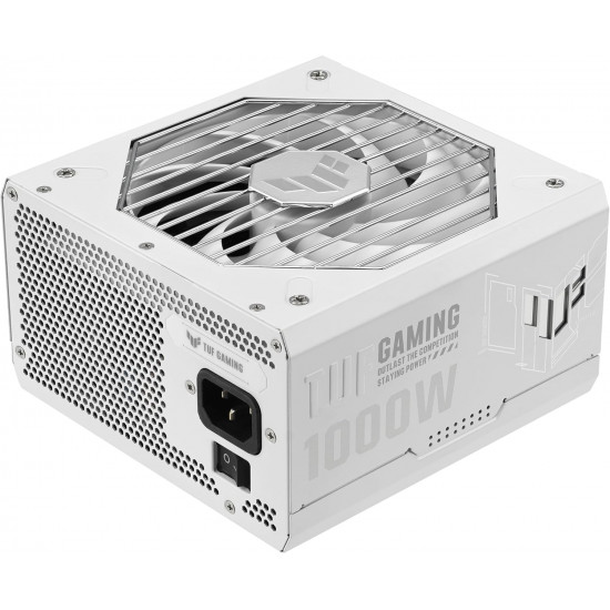 ASUS TUF Gaming 1000G White - 1000W - 80 Plus Gold - Fully Modular - PSU ASUS TUF Gaming 1000G White - 1000W - 80 Plus Gold - Fully Modular - PSU
