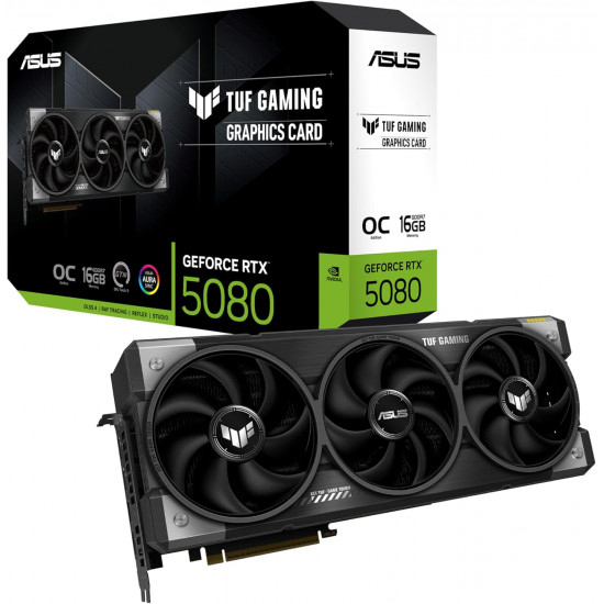 ASUS TUF Gaming GeForce RTX 5080 16GB GDDR7 OC Edition GPU ASUS TUF Gaming GeForce RTX 5080 16GB GDDR7 OC Edition GPU