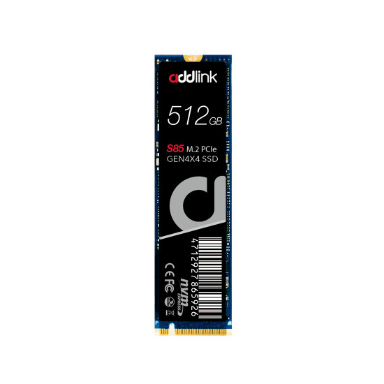 Addlink S85 NVMe Gen 4 M.2 - 512gb Addlink S85 NVMe Gen 4 M.2 - 512gb