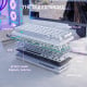 Attack Shark X68 Wired RGB Mechanical Keyboard - Magnetic Switch - Pink - Red Contours