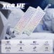 Attack Shark X68 Wired RGB Mechanical Keyboard - Magnetic Switch - Pink - Red Contours