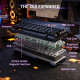 Attack Shark X68 Wired RGB Mechanical Keyboard – Magnetic Switch – Black Contours
