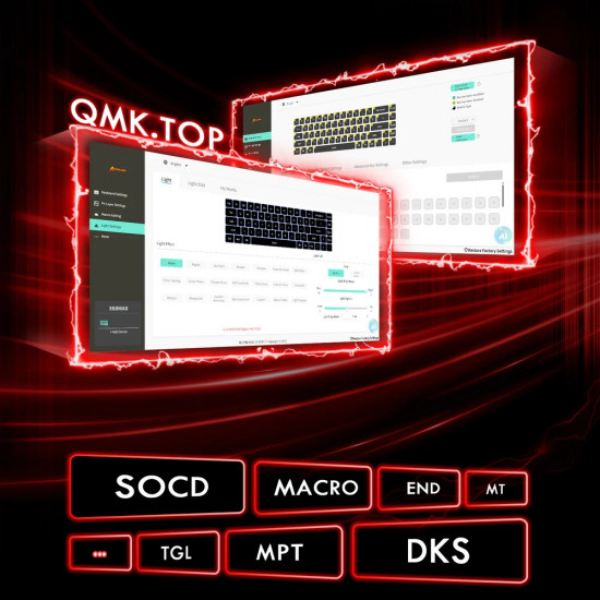 Attack Shark X68Max CNC Wired RGB Mechanical Keyboard - Magnetic Switch - Black Contours Attack Shark X68Max CNC Wired RGB Mechanical Keyboard - Magnetic Switch - Black Contours