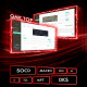 Attack Shark X68Max CNC Wired RGB Mechanical Keyboard - Magnetic Switch - Black Contours Attack Shark X68Max CNC Wired RGB Mechanical Keyboard - Magnetic Switch - Black Contours