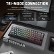 Attack Shark X68Pro Tri-Mode RGB Mechanical Keyboard – Magnetic Switch – Moon Night