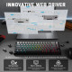 Attack Shark X68Pro Tri-Mode RGB Mechanical Keyboard – Magnetic Switch – Moon Night